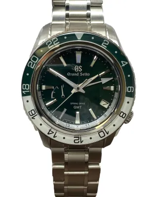 Grand Seiko Sport Collection Hotaka GMT SBGE295 Green Dial Spring Drive Men's Watch