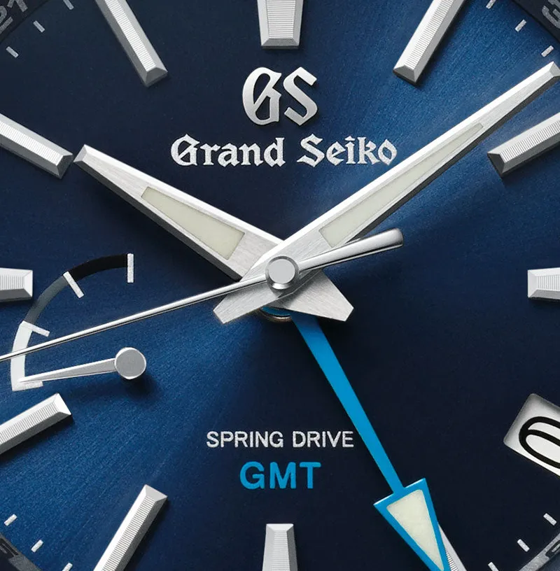Grand Seiko Sport Watch with Blue Dial and Bezel, 40mm