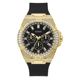 Guess Men's Watch Gold Tone Case Quartz