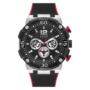 Guess Men's Watch Silver Tone Case Quartz