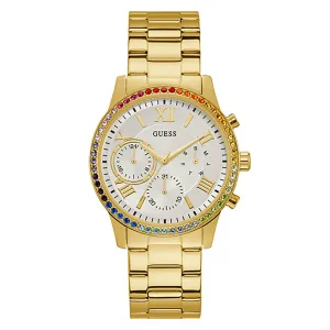 Guess Women's Watch Gold Tone Case Quartz