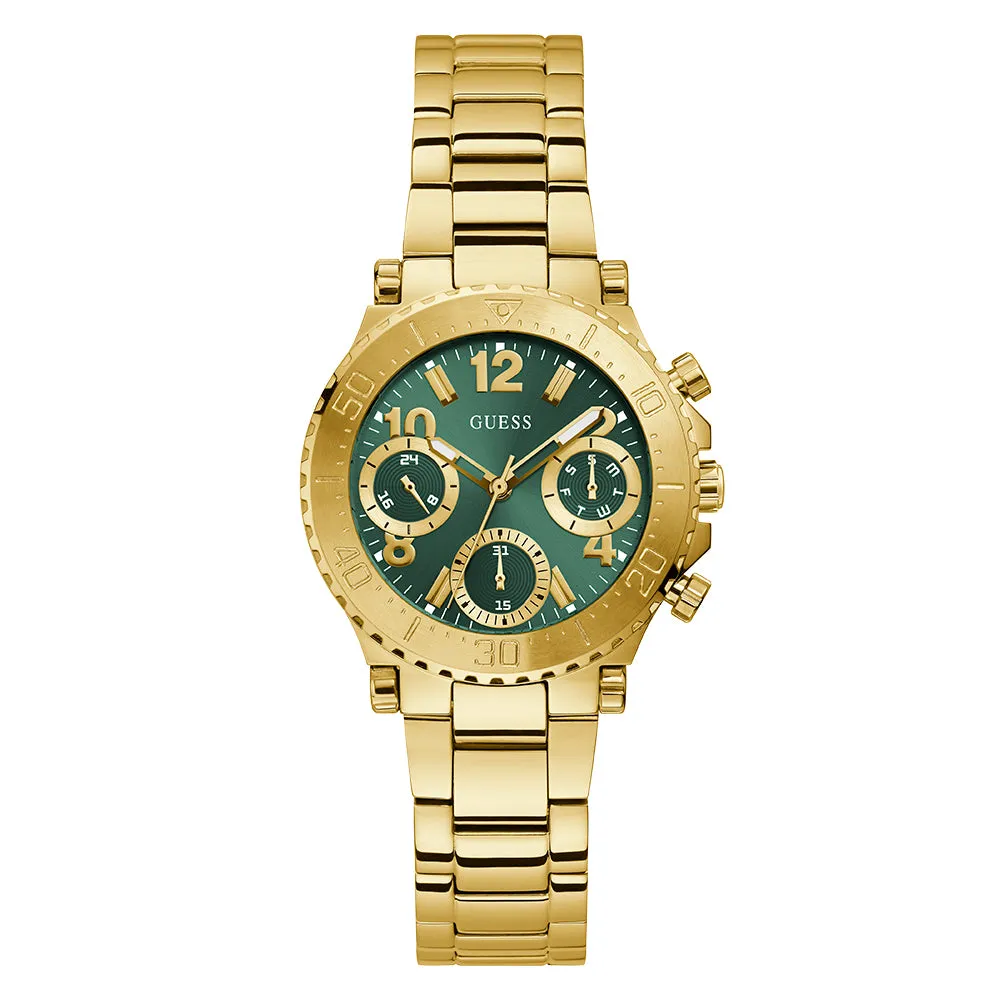 Guess Women's Watch Gold Tone Case Quartz