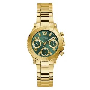 Guess Women's Watch Gold Tone Case Quartz