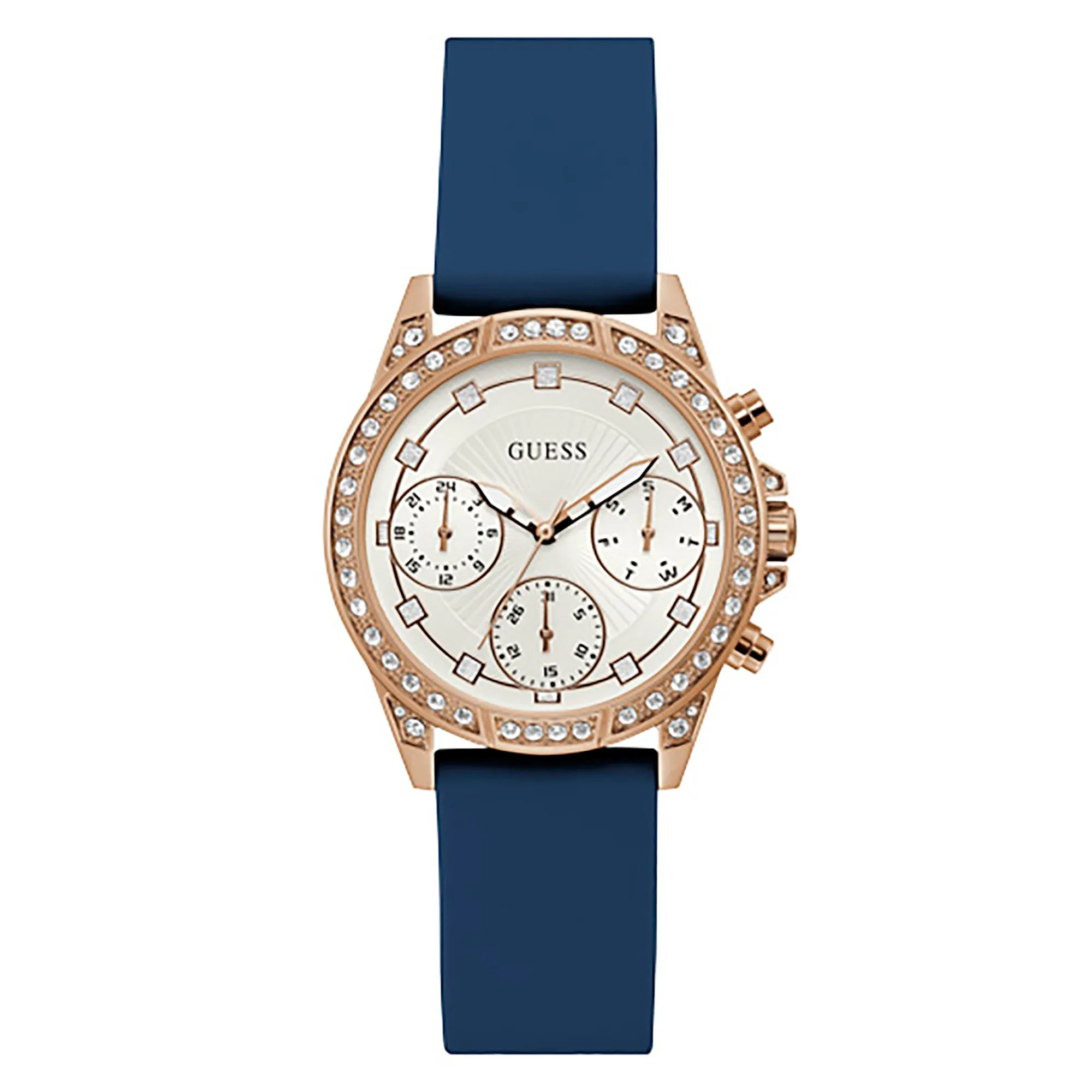 Guess Women's Watch Rose Gold Tone Case Quartz