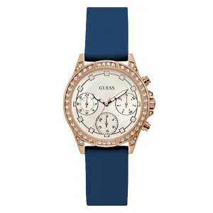 Guess Women's Watch Rose Gold Tone Case Quartz
