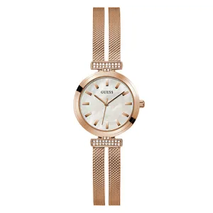Guess Women's Watch Rose Gold Tone Case Quartz