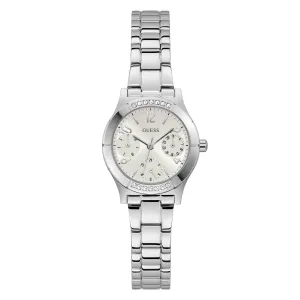 Guess Women's Watch Silver Tone Case Quartz
