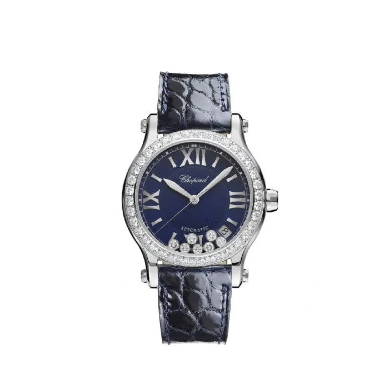 Happy Sport 36 MM Automatic Stainless Steel And Diamonds