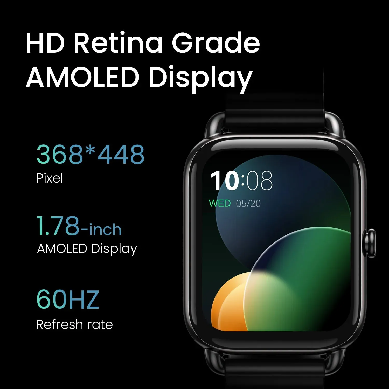HAYLOU RS4 Plus 1.78" Retina AMOLED Smart Watch
