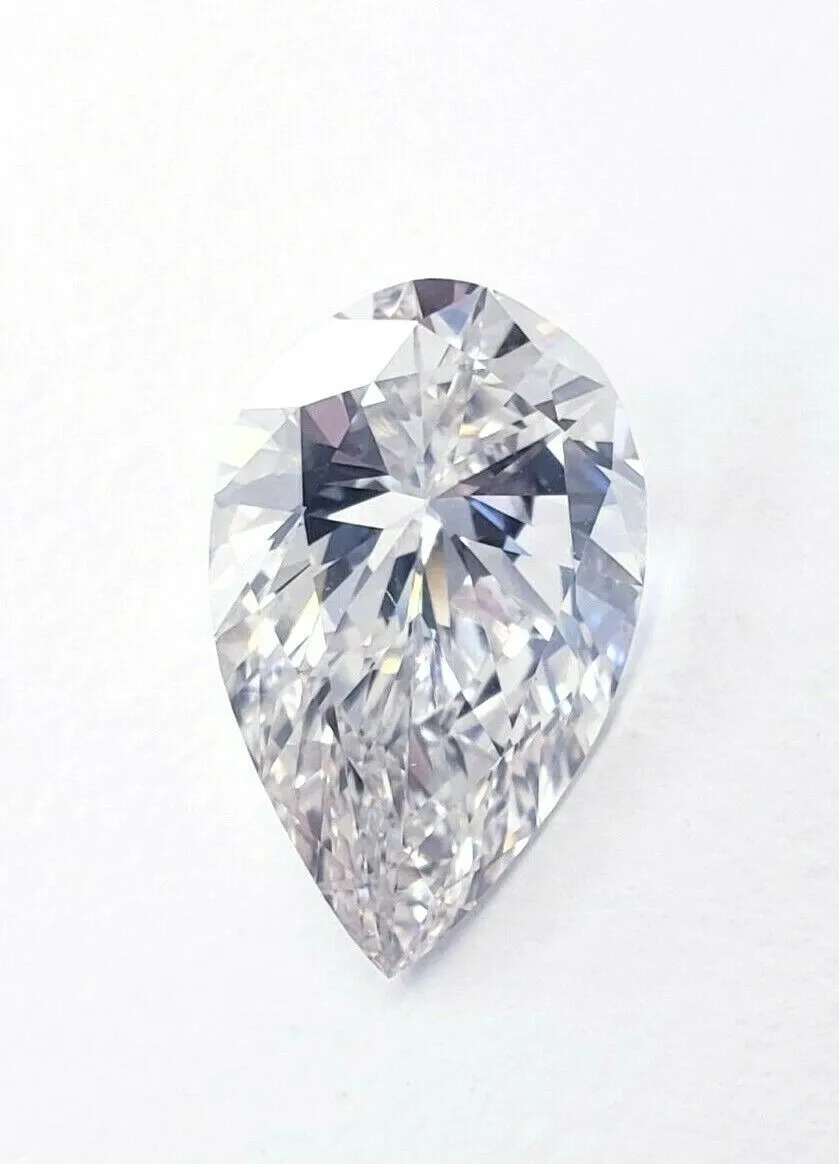 Huge 5 CT J/VS1 Natural Loose Diamond Pear Shape Cut GIA Certified