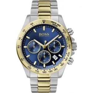 Hugo Boss 1513767 Hero Sport Quartz Men's Watch - Silver/Gold