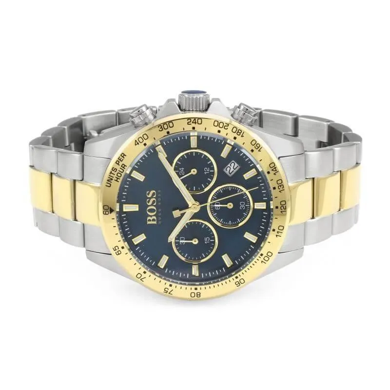 Hugo Boss 1513767 Hero Sport Quartz Men's Watch - Silver/Gold