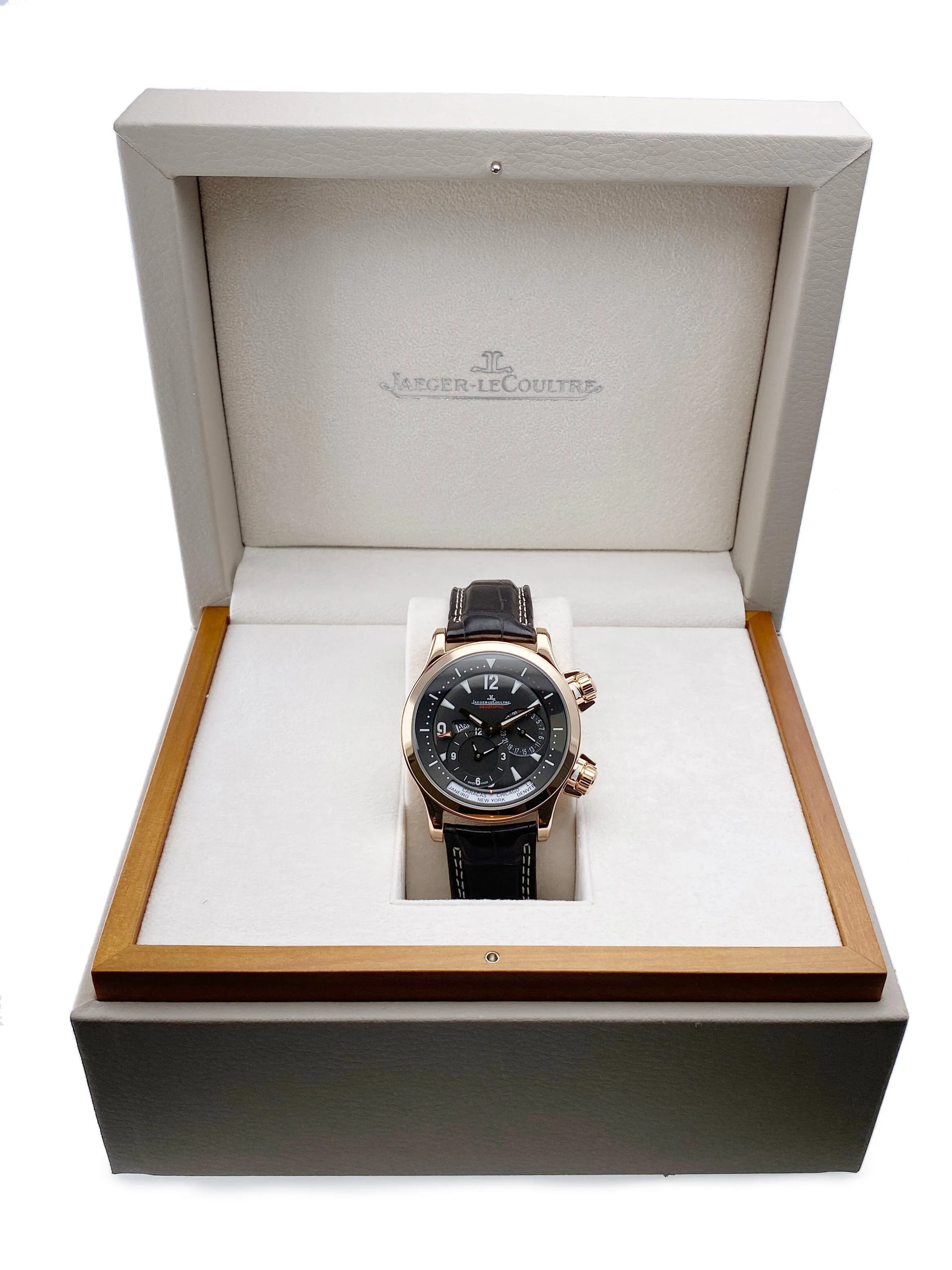 Jaeger Lecoultre Master Compressor Geographic Q1712440 Mens Watch Box