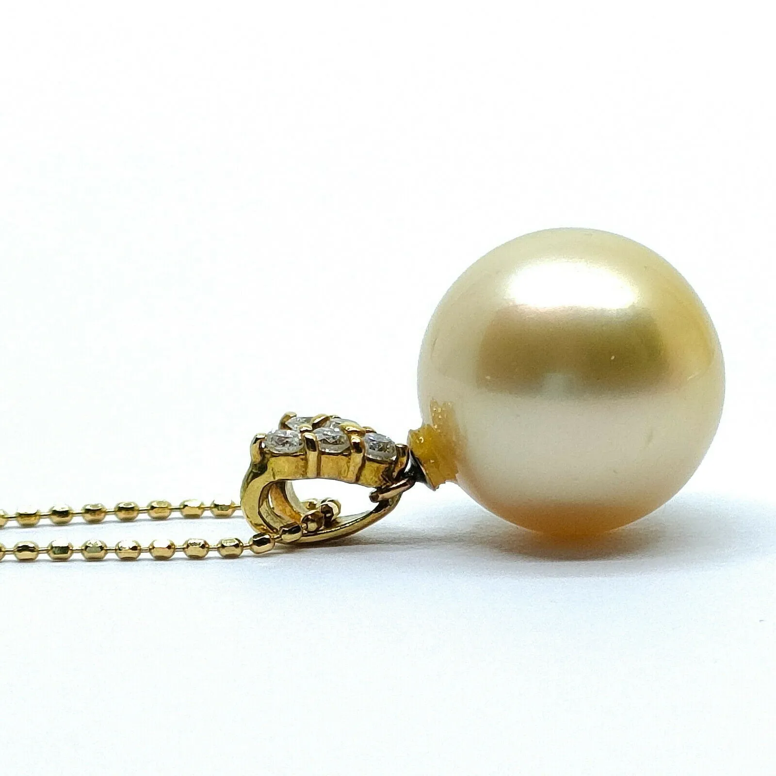 Jewelry Necklace Pearl 18k Yellow Gold