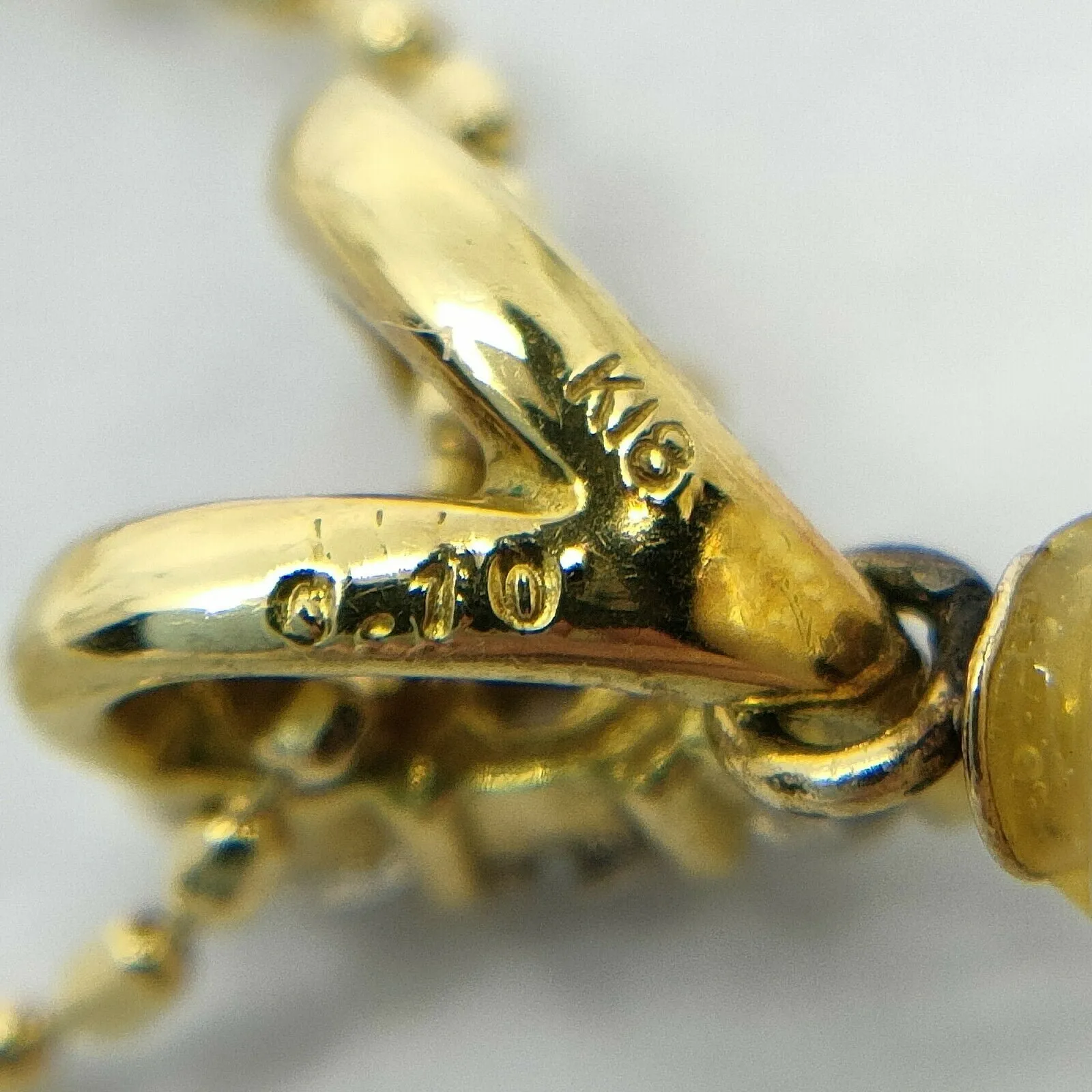 Jewelry Necklace Pearl 18k Yellow Gold