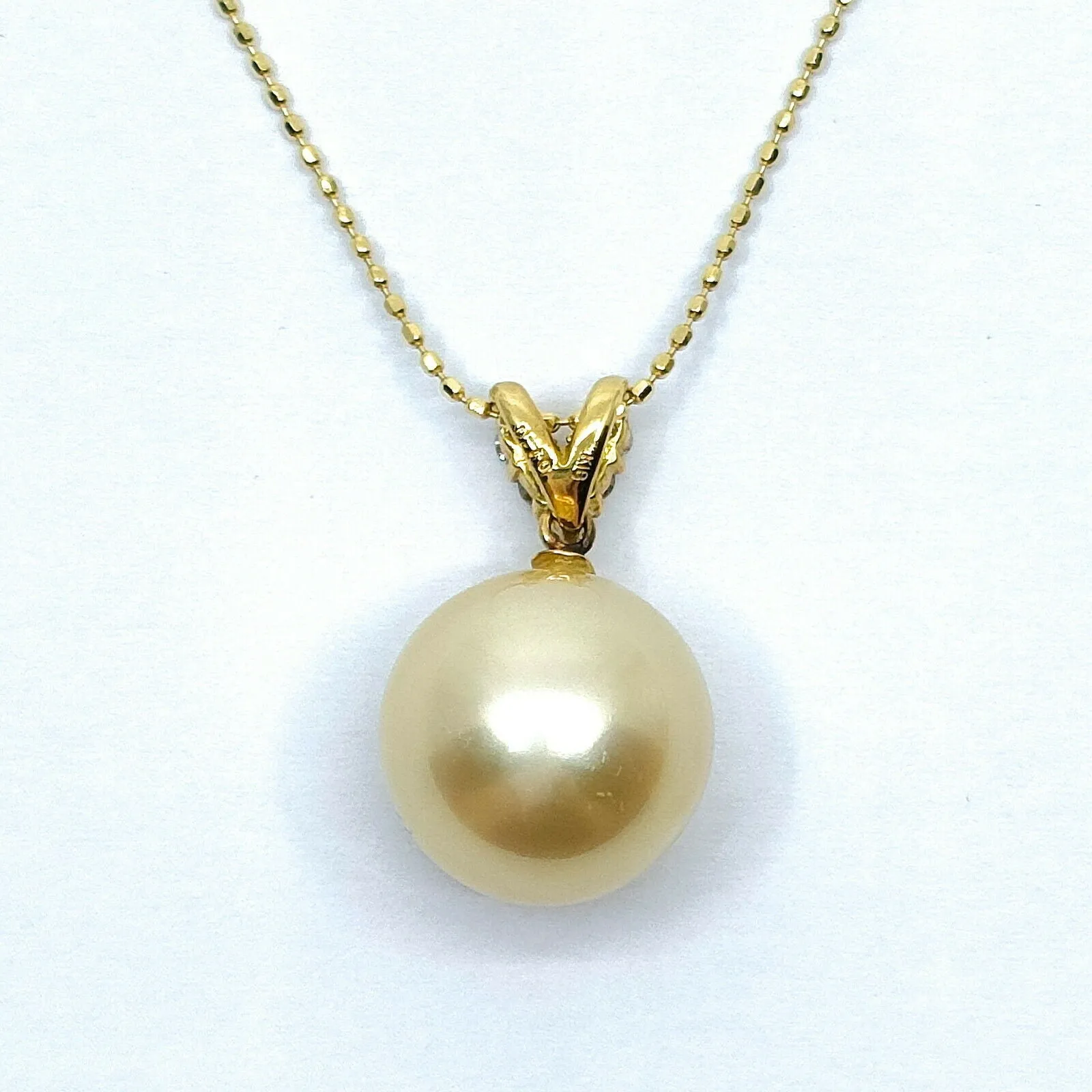 Jewelry Necklace Pearl 18k Yellow Gold
