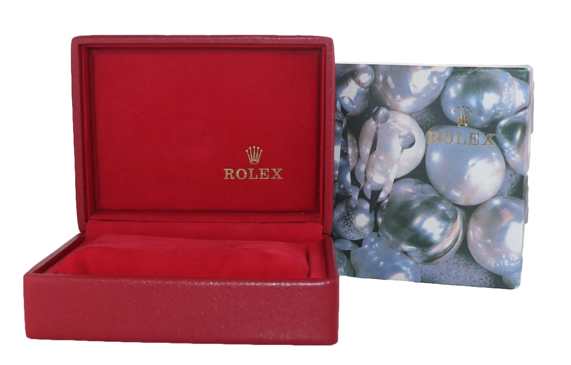 Ladies Rolex 69173 Two Tone 18k Gold 26mm MOP Diamond Watch Box