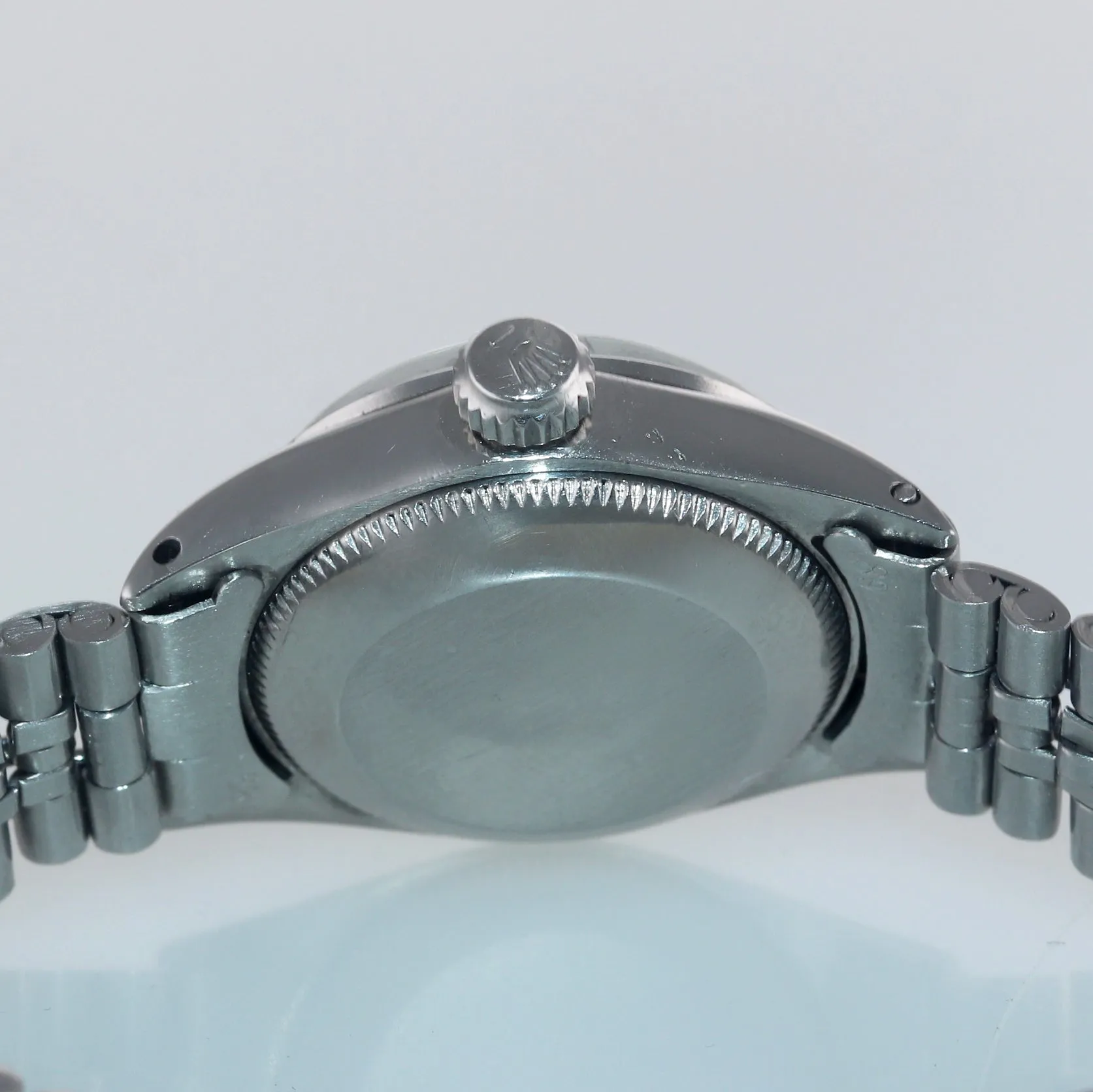 Ladies Rolex Date 6516 Steel Oyster Black Stick 24mm Watch Box