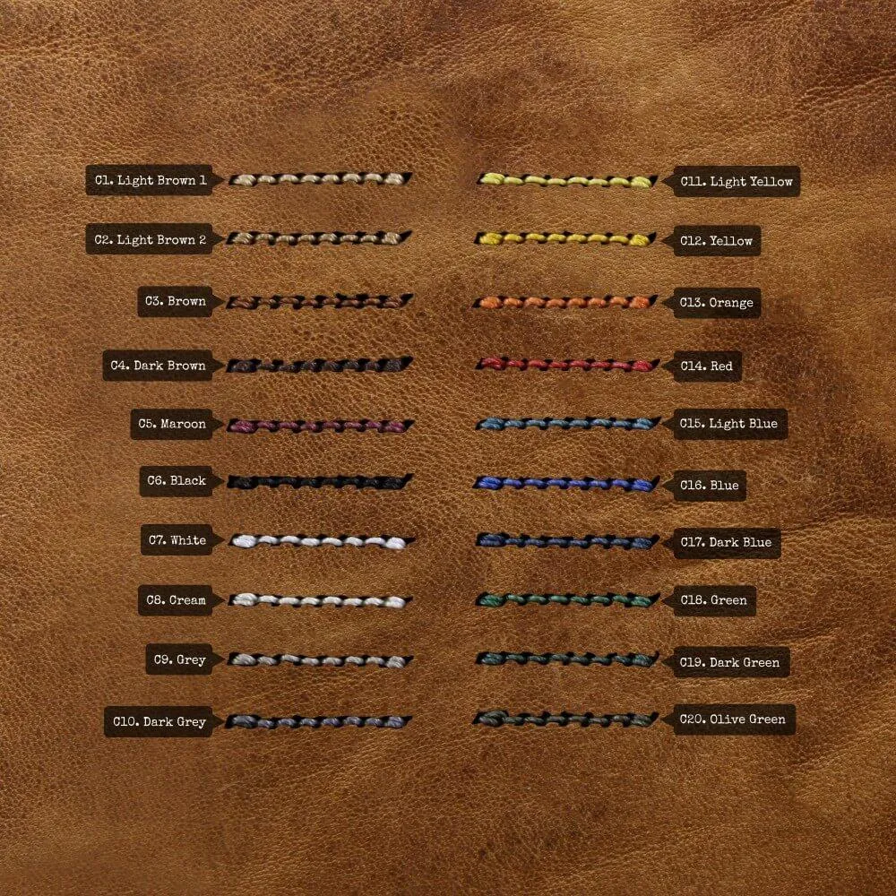 Leather Watch Strap, 4-Ring Vintage 401
