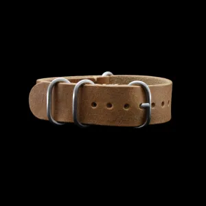 Leather Watch Strap, 4-Ring Vintage 401
