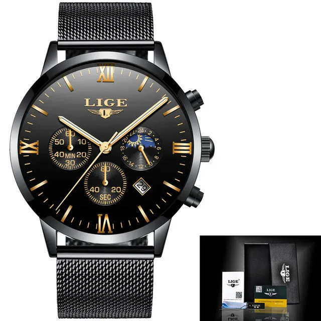 Luxury Brand Multi Function Mens Sport Quartz