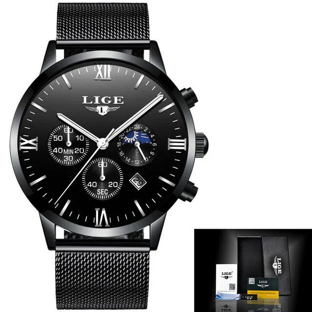 Luxury Brand Multi Function Mens Sport Quartz