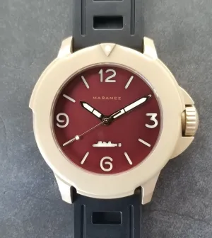 Maranez Bangla 47 brass brushed red numbers