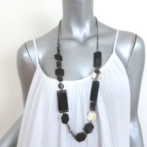 Marni Geometric Horn Necklace on Chain