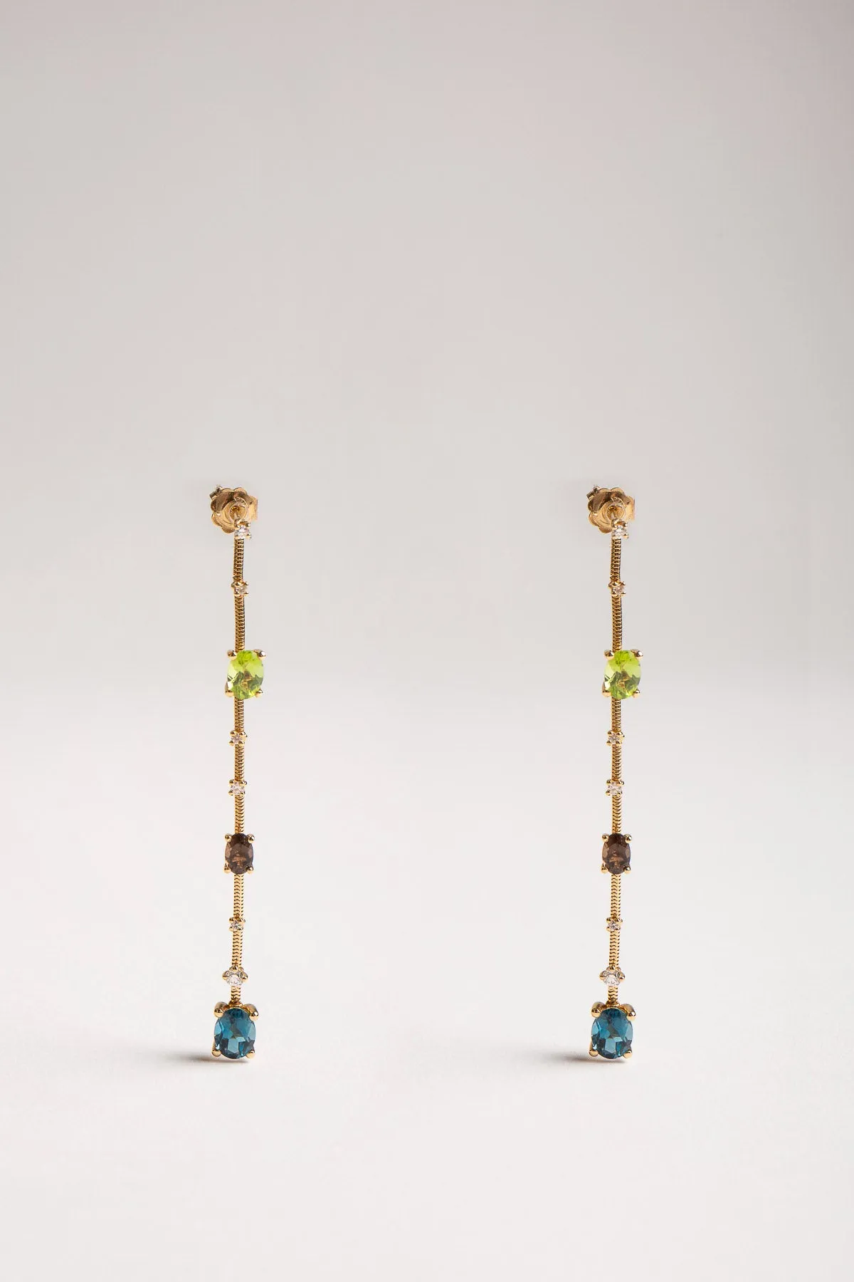MATTIA CIELO | MULTI STONE DANGLE EARRINGS