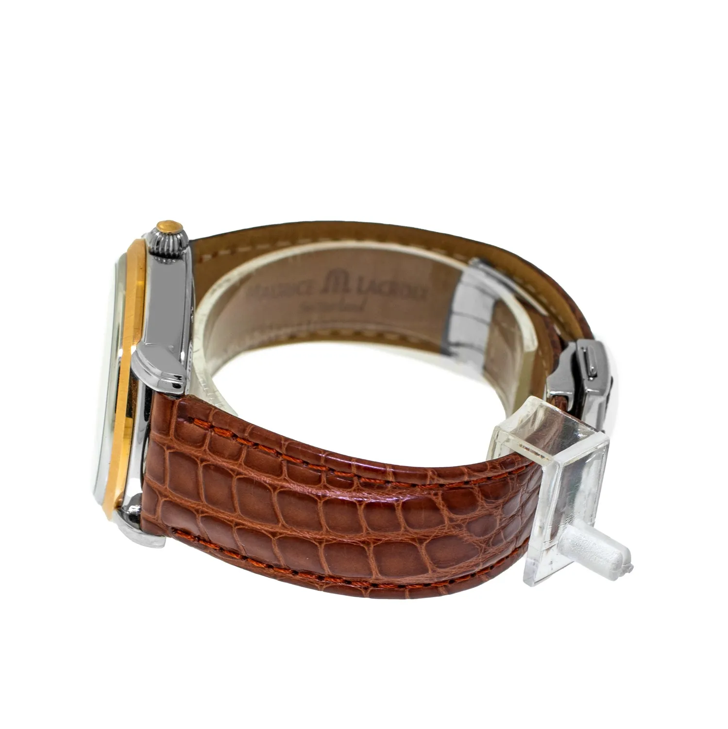 Maurice Lacroix Masterpiece 40mm Stainless Steel and Rose Gold Silver Dial MP6328