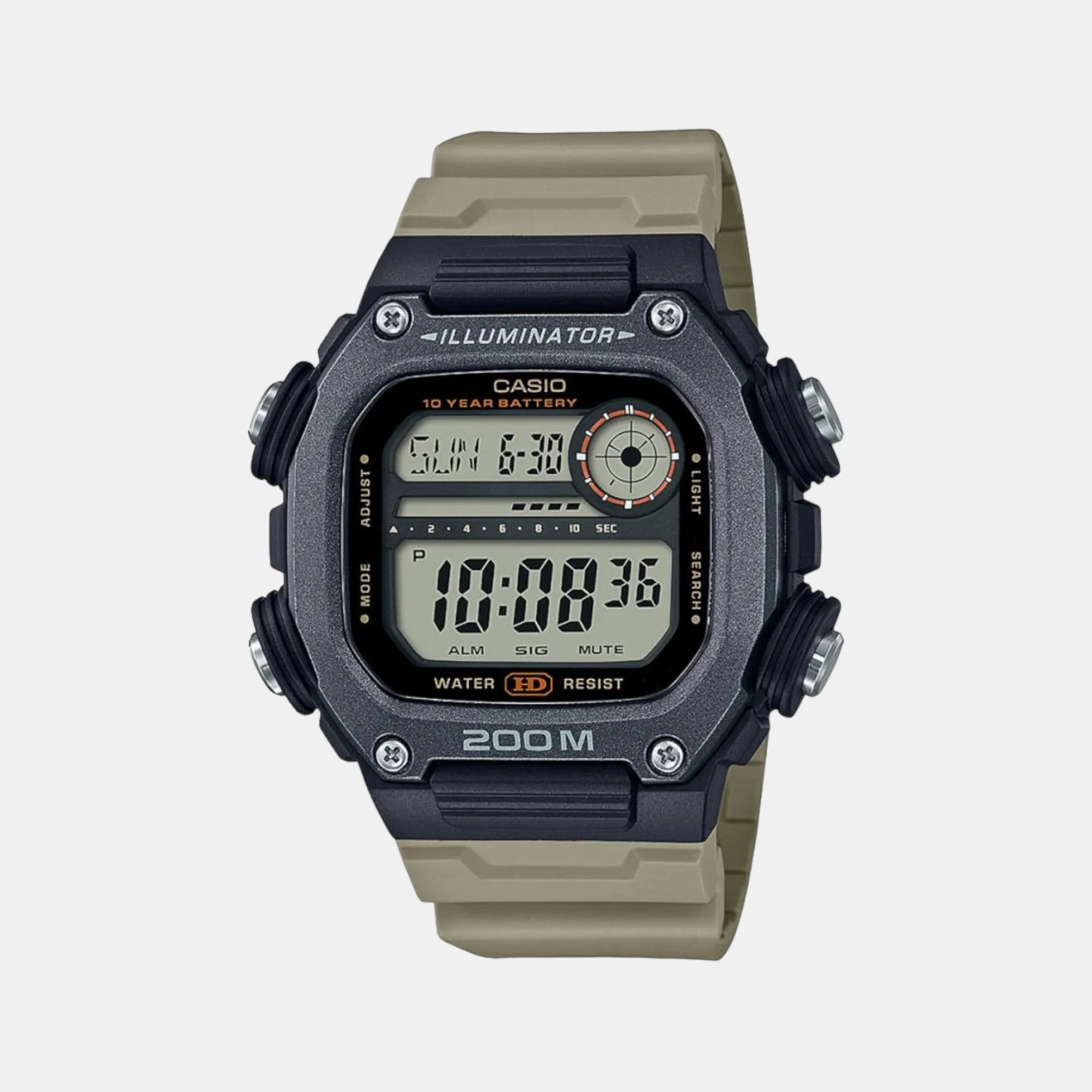 Men's Digital Resin Watch I125 - DW-291HX-5AVDF