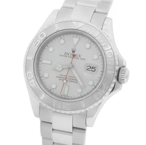 Men's Rolex Yacht-Master 16622 Stainless Steel Platinum Rolesium 40mm Date Watch