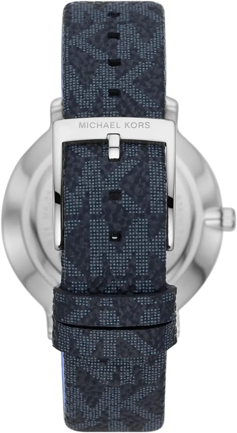 Michael Kors Pyper Three-Hand Navy PVC Watch (Model: MK7244)