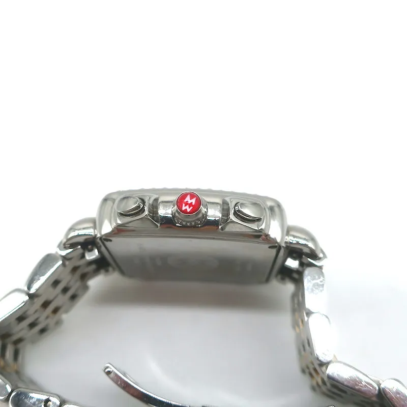 Michele Deco Mother of Pearl Dial Diamond Chronograph Watch 71-6000