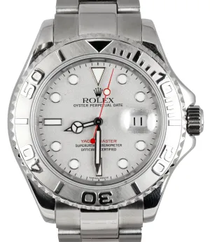 MINT 2001 Rolex Yacht-Master 16622 K Stainless Platinum 40mm Swiss Date Watch
