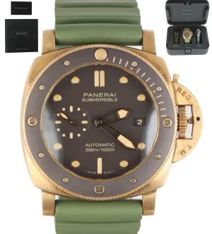 MINT DEC 2019 Panerai Submersible 3 Day Bronzo PAM 968 47MM PAM00968 Bronze