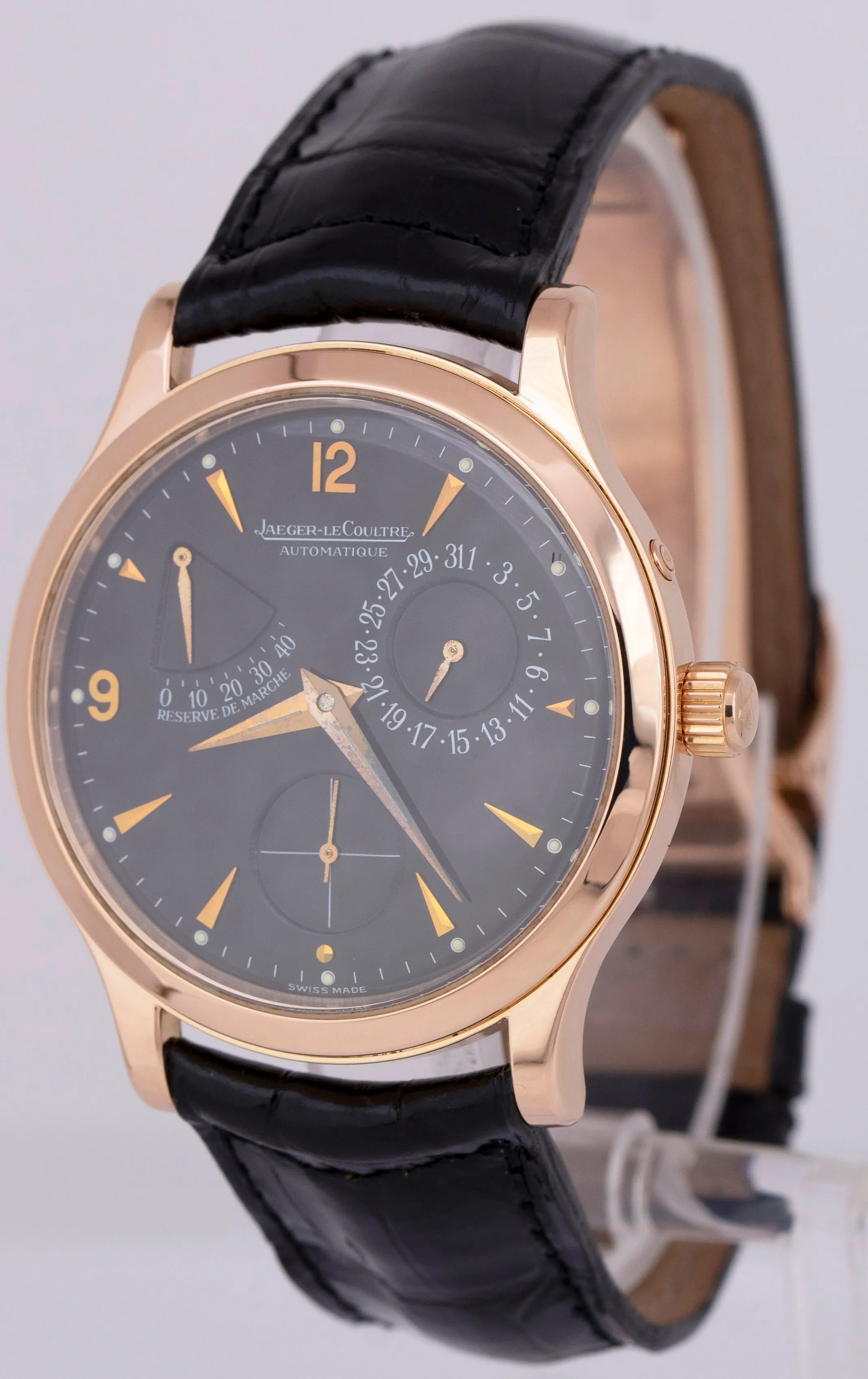 MINT Jaeger LeCoultre JLC Master Control 37mm 18K Rose Gold 140.2.93.S BOX