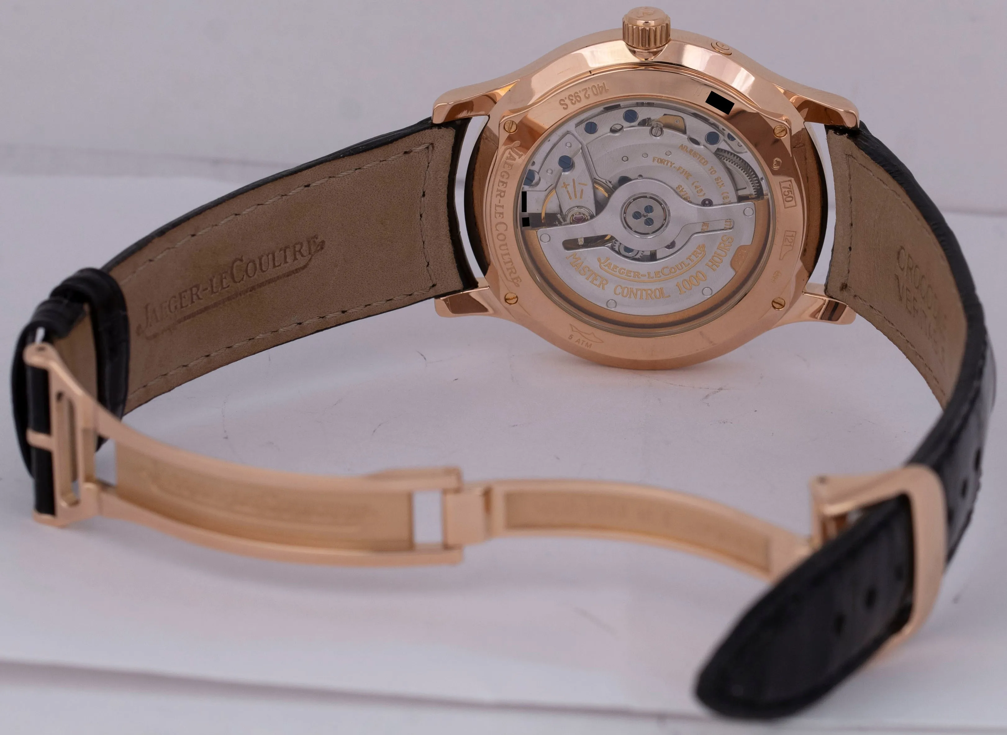 MINT Jaeger LeCoultre JLC Master Control 37mm 18K Rose Gold 140.2.93.S BOX