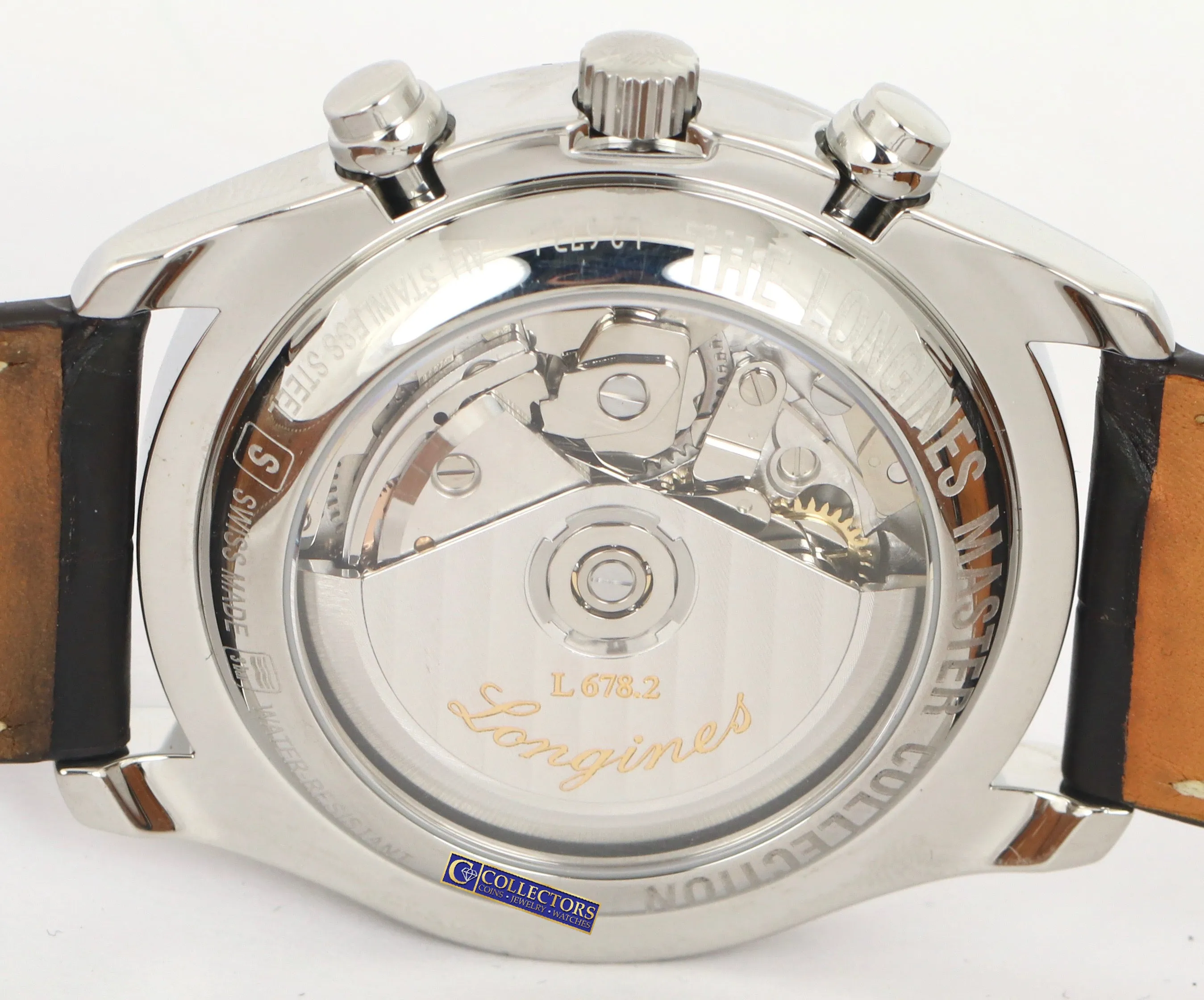 MINT Longines Master Collection L2.673.4 40mm Moonphase Steel Automatic White