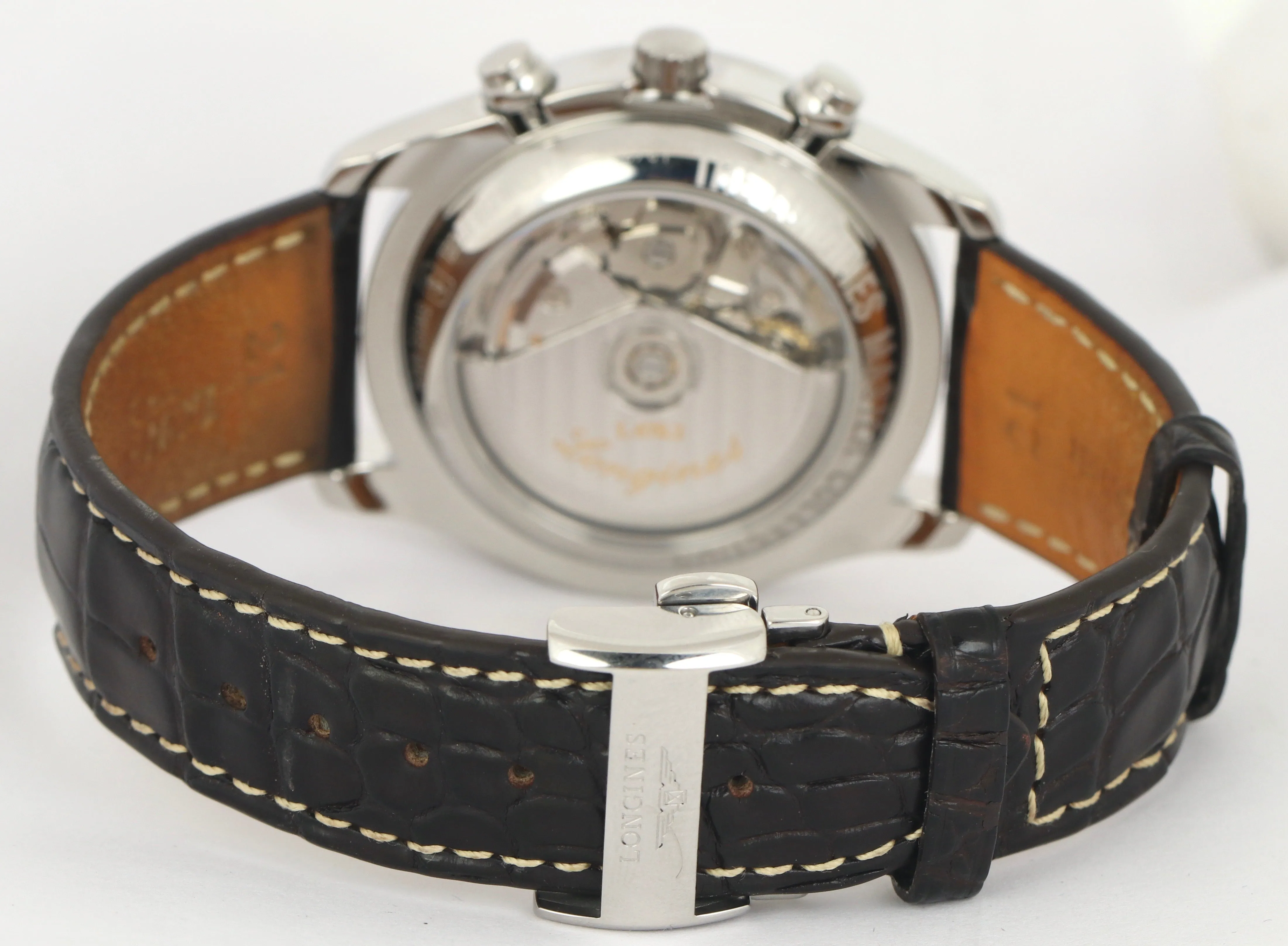 MINT Longines Master Collection L2.673.4 40mm Moonphase Steel Automatic White