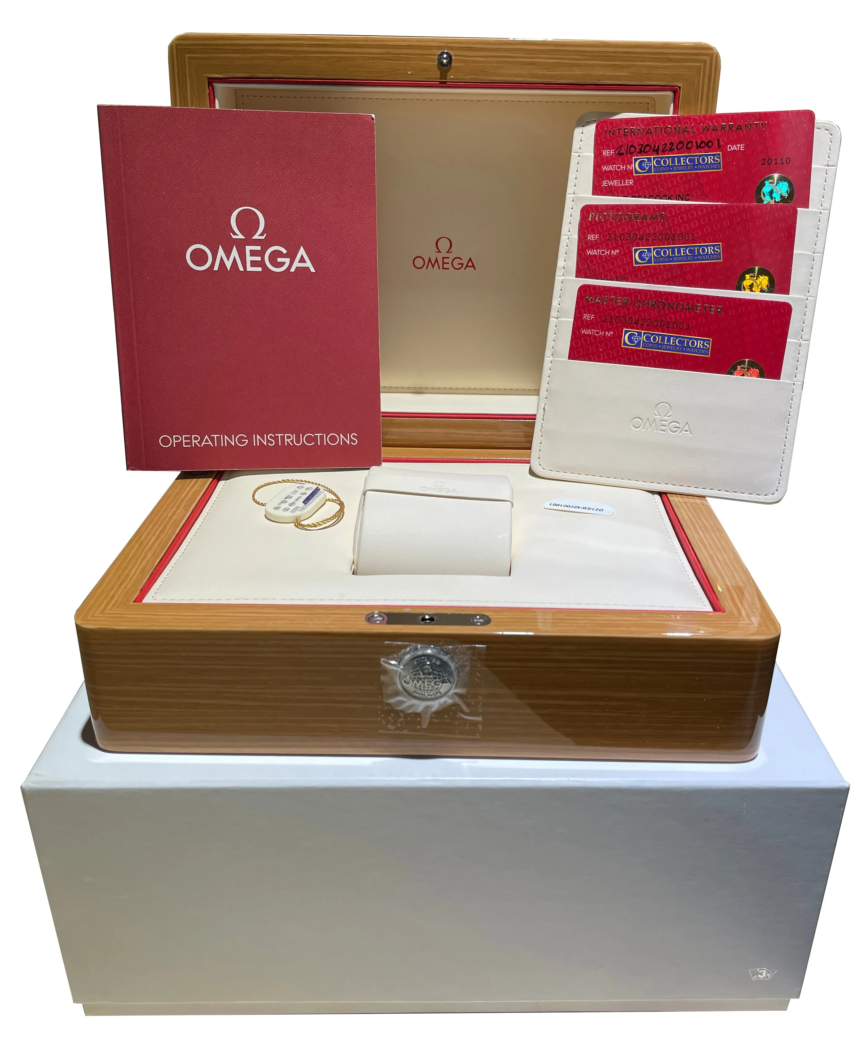 MINT Men's Omega Seamaster Diver 300M 42mm Black Wave Watch 210.30.42.20.01.001