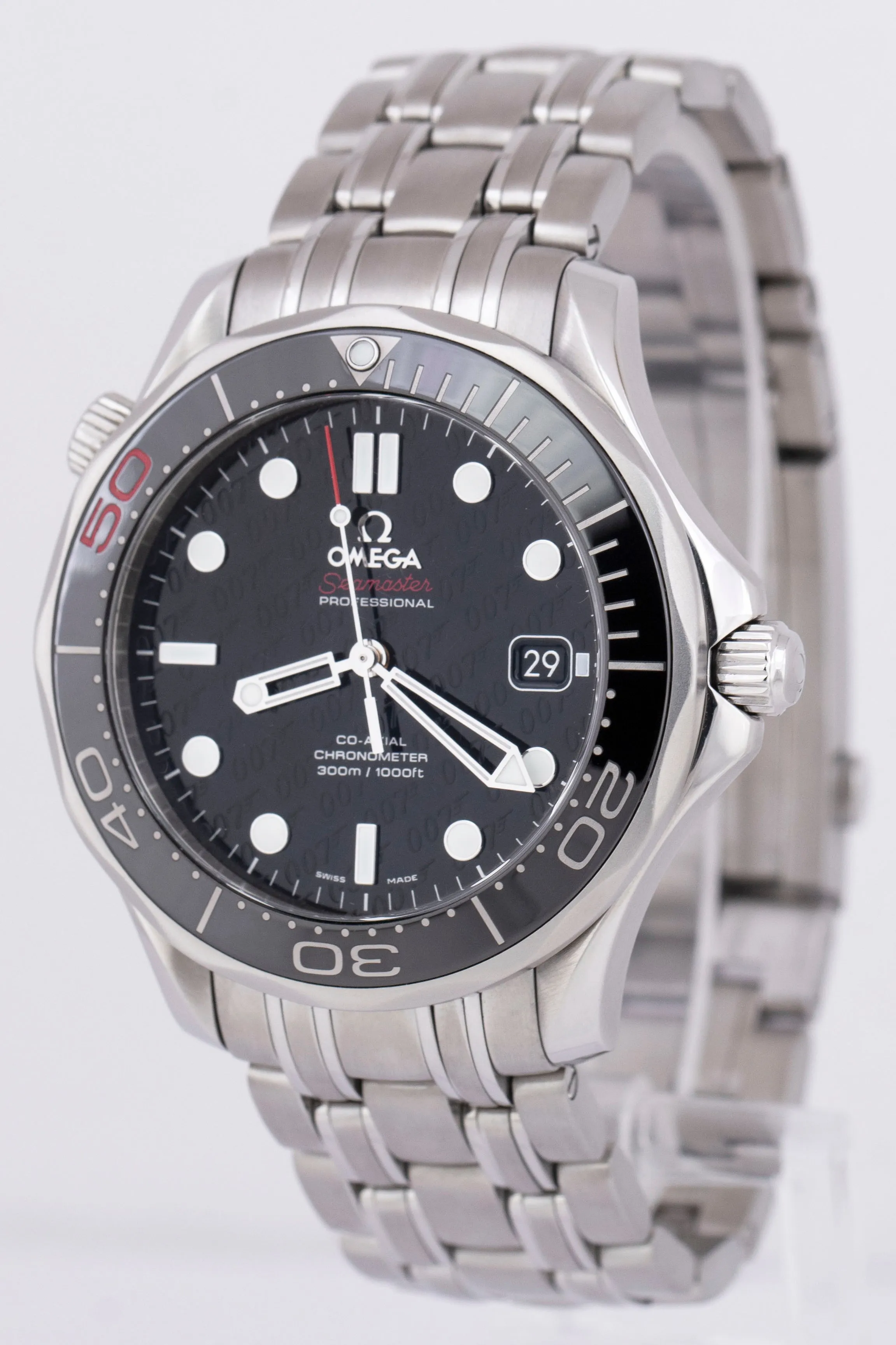 MINT Omega Seamaster 41mm JAMES BOND 50th 007 212.30.41.20.01.005 Limited Watch