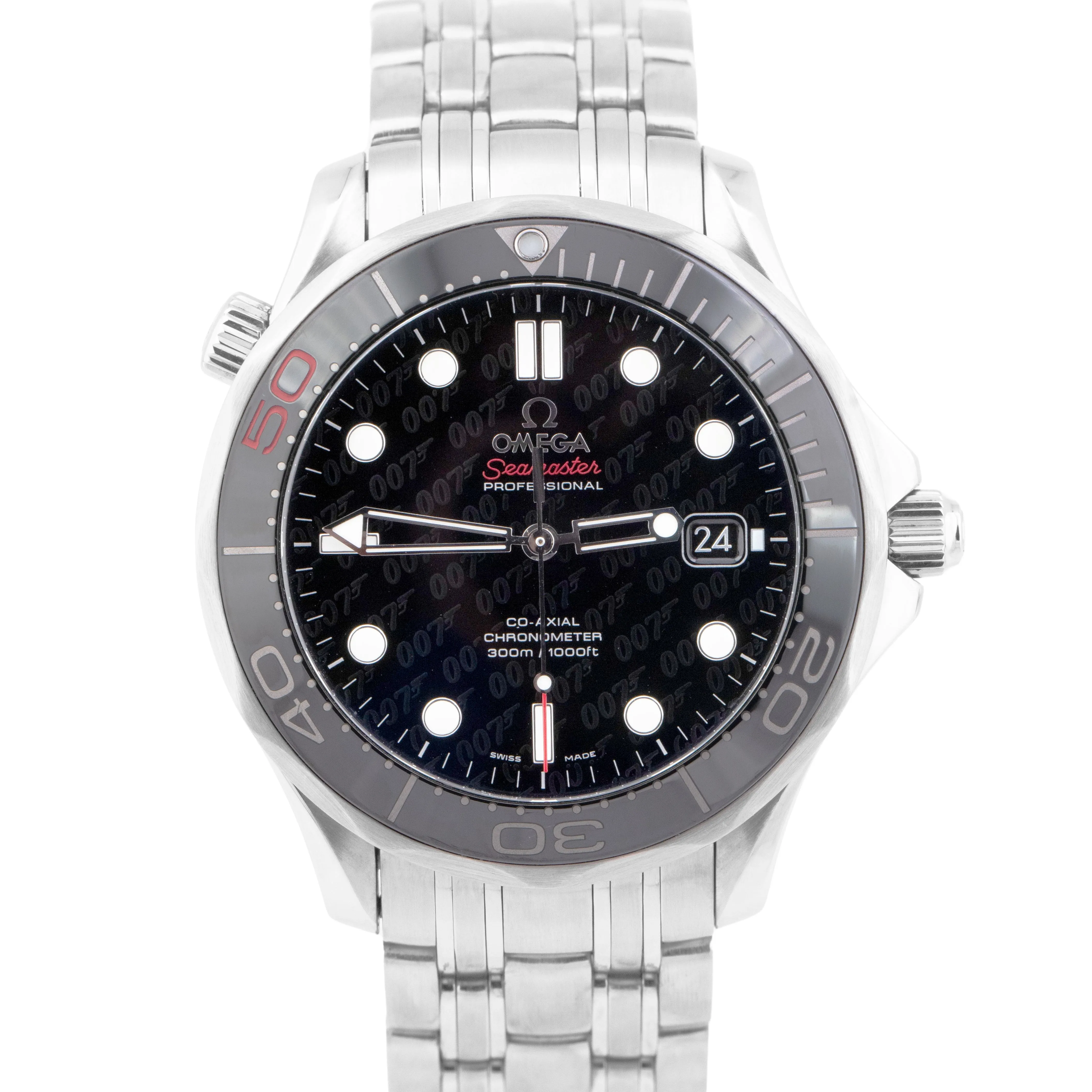 MINT Omega Seamaster 41mm JAMES BOND 50th 007 212.30.41.20.01.005 Limited Watch