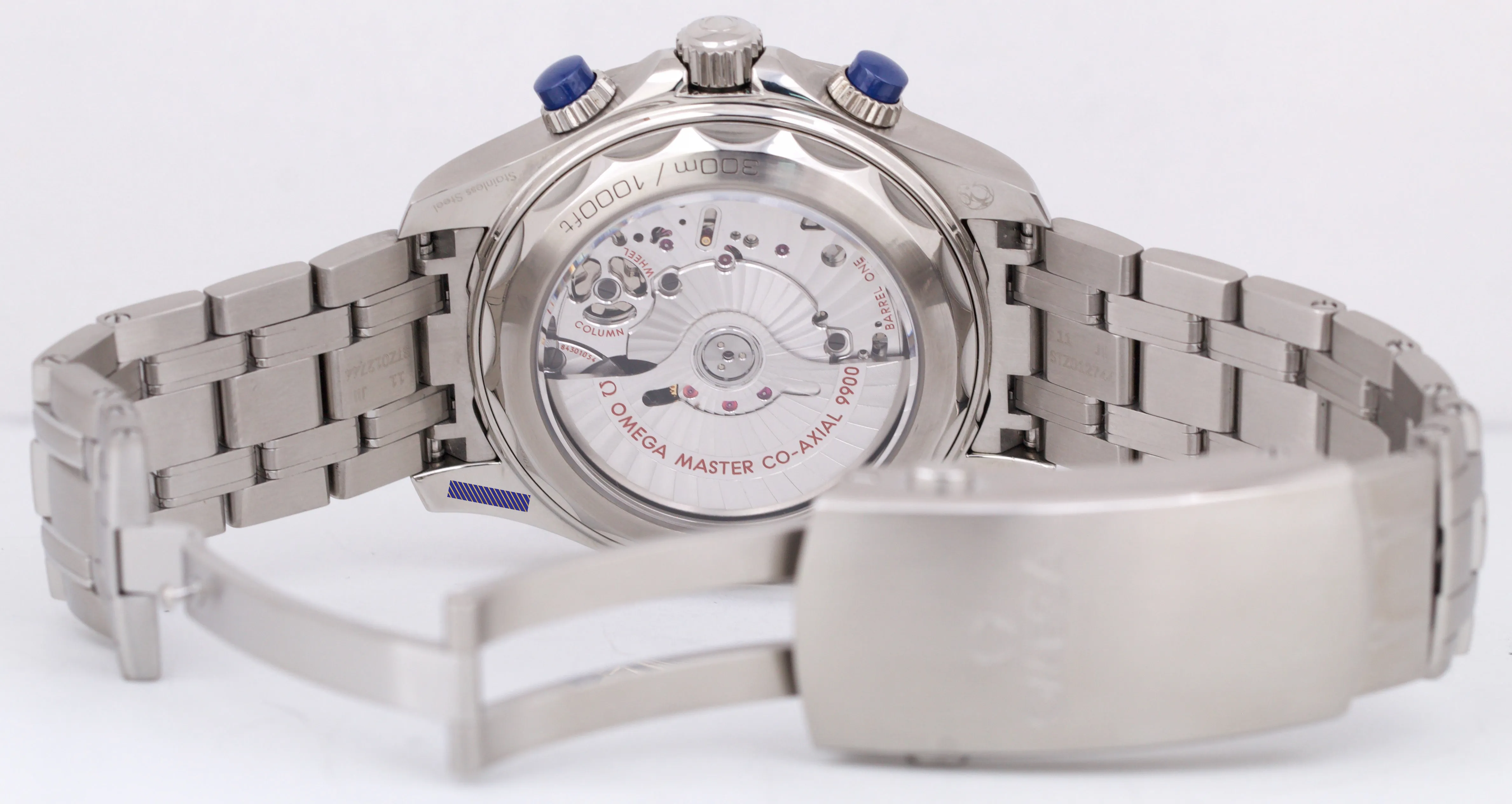 MINT Omega Seamaster Diver 300M 44mm BLUE WAVE 210.30.44.51.03.001 Watch BOX