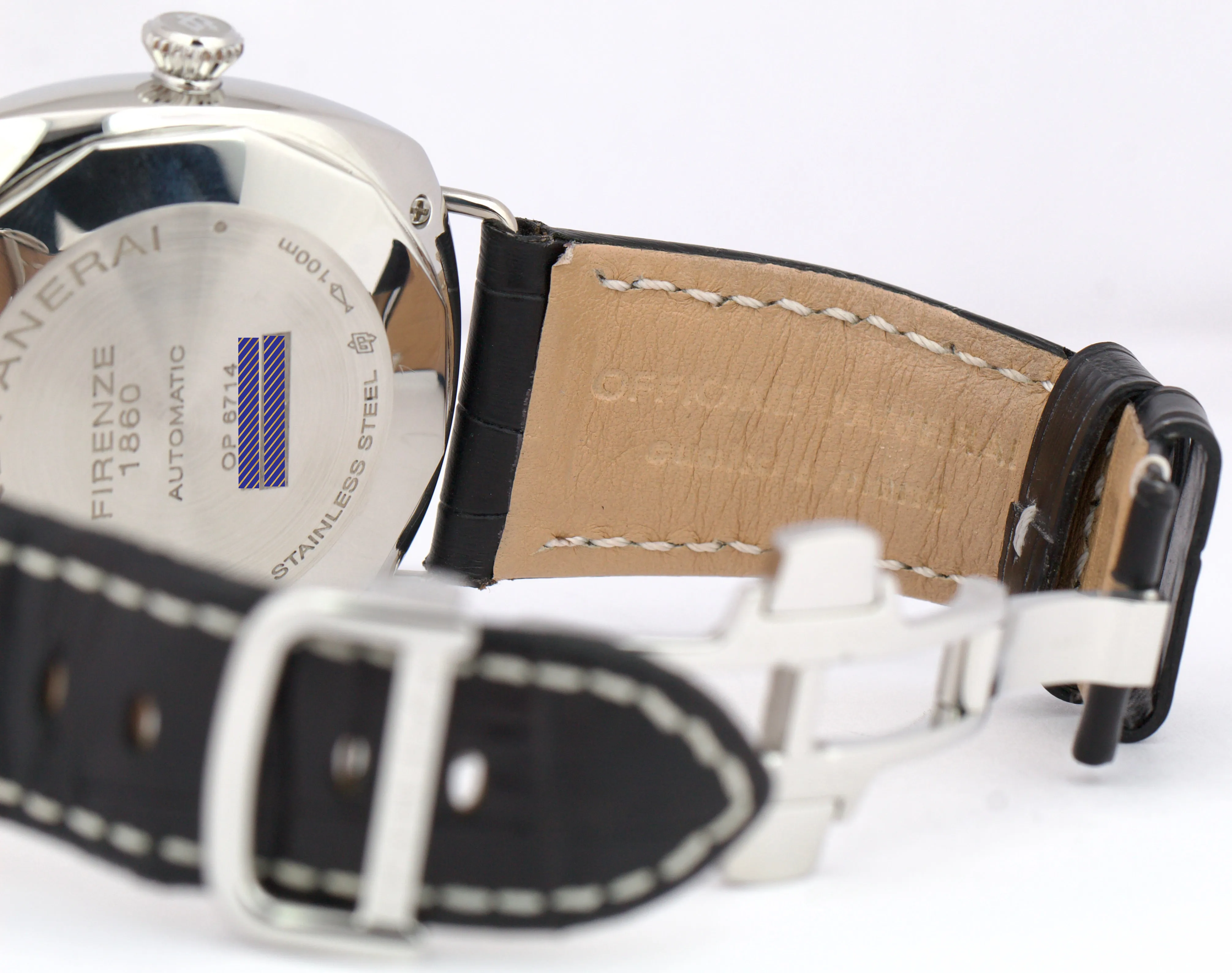 MINT Panerai Radiomir Black Seal Automatic Leather PAM 287 45mm PAM00287 Watch