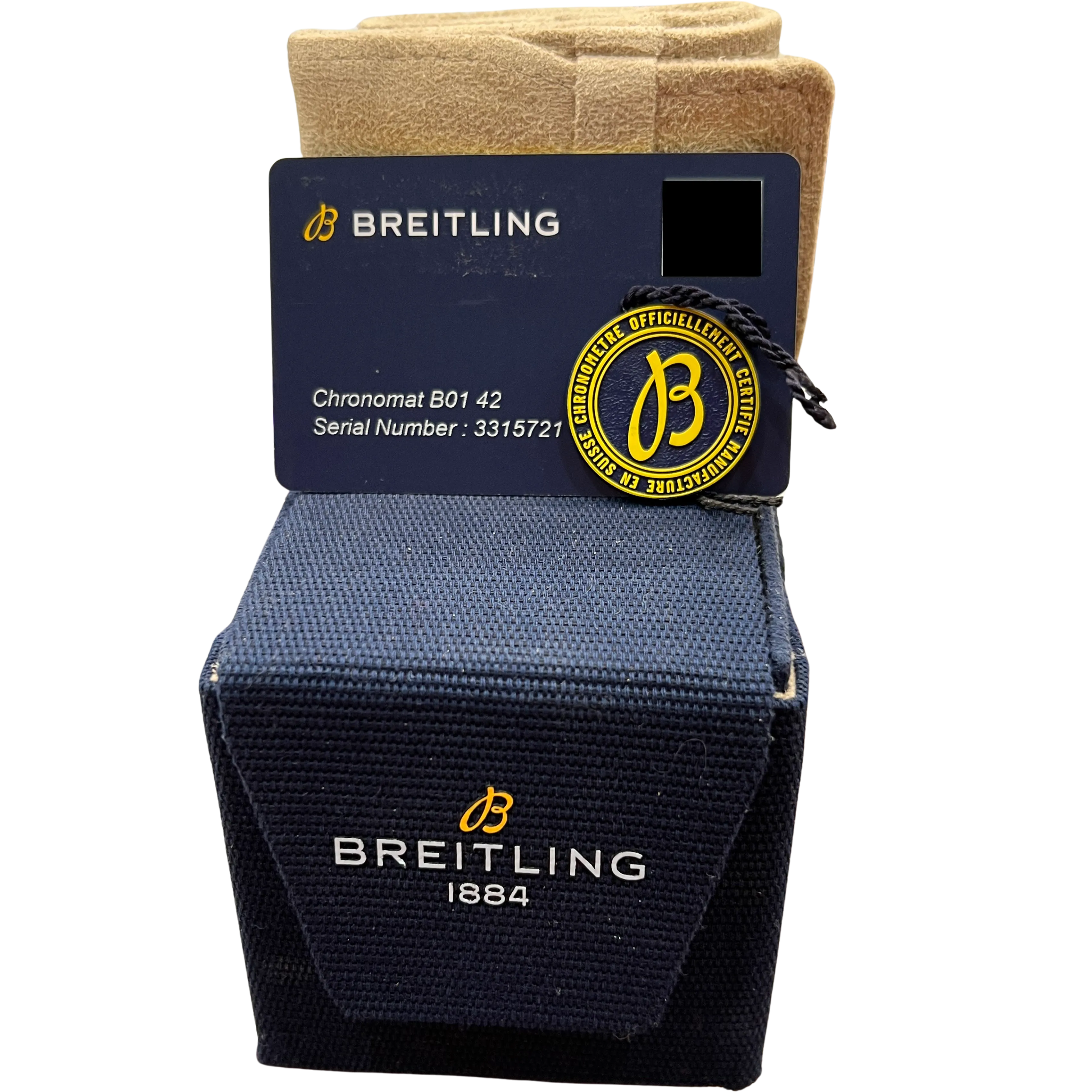 MINT PAPERS Breitling Chronomat B01 42mm Two-Tone Gold Steel Watch UB0134 BOX