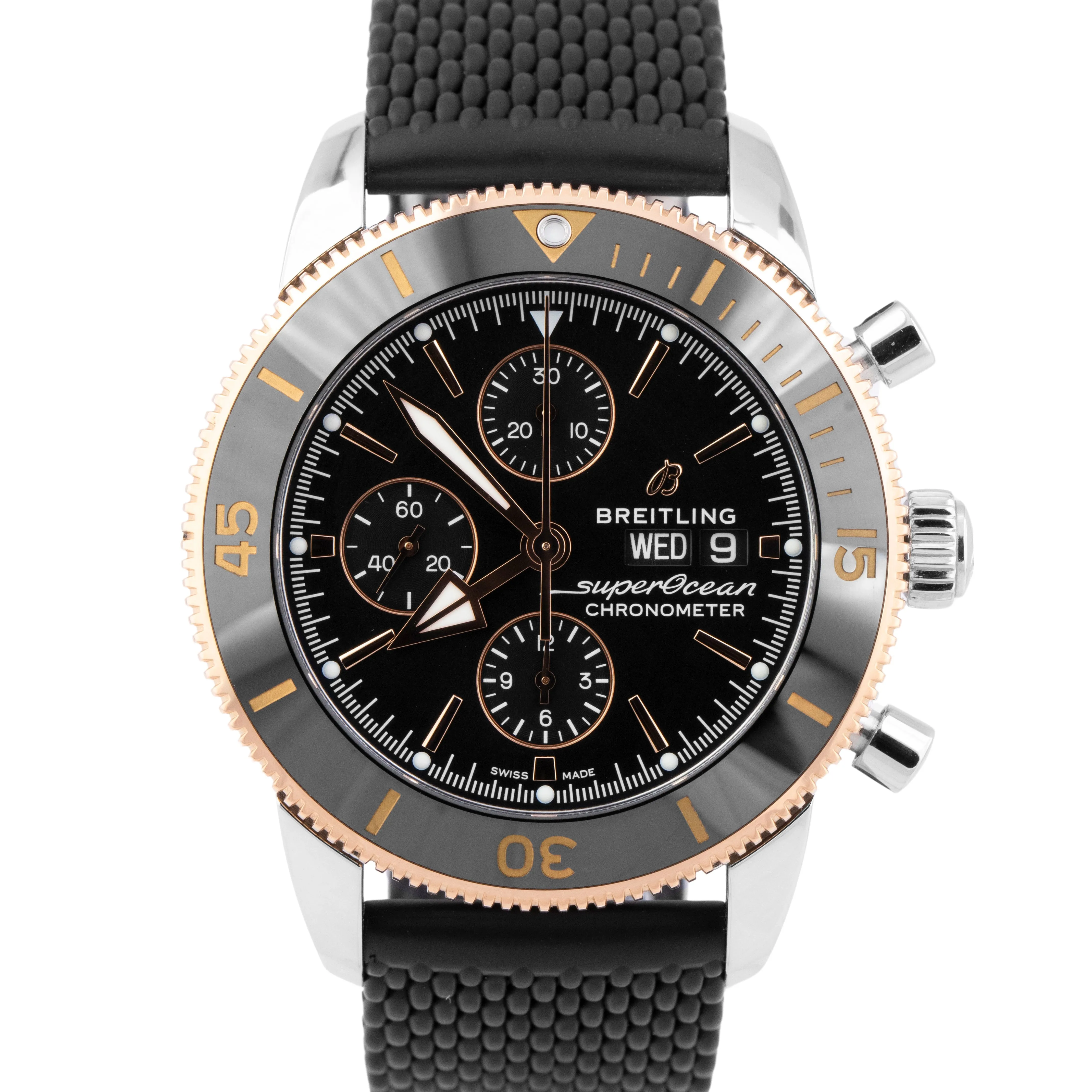 MINT PAPERS Breitling Superocean 44 Heritage Chronograph Two-Tone U13313 BOX