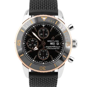 MINT PAPERS Breitling Superocean 44 Heritage Chronograph Two-Tone U13313 BOX