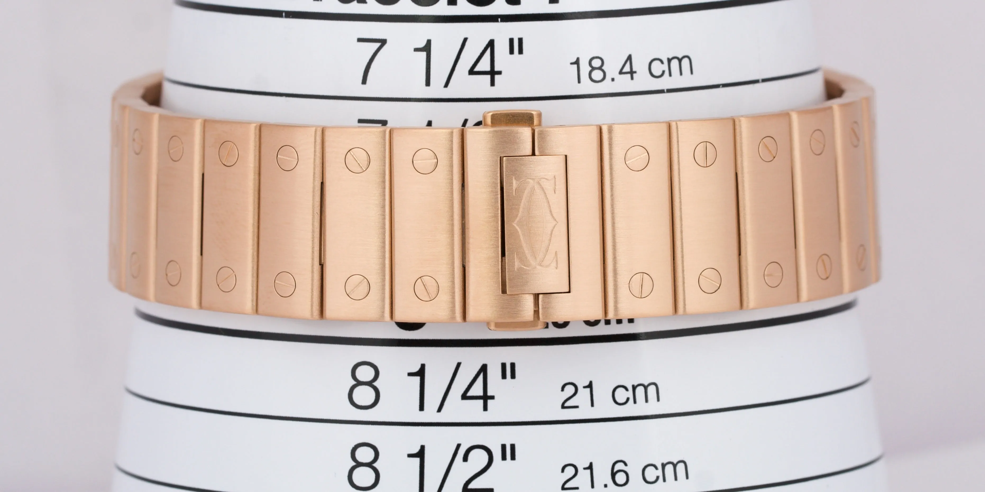 MINT PAPERS Cartier Santos 39.8mm 18K Rose Gold Watch Leather 4071 WHSA0018 BOX
