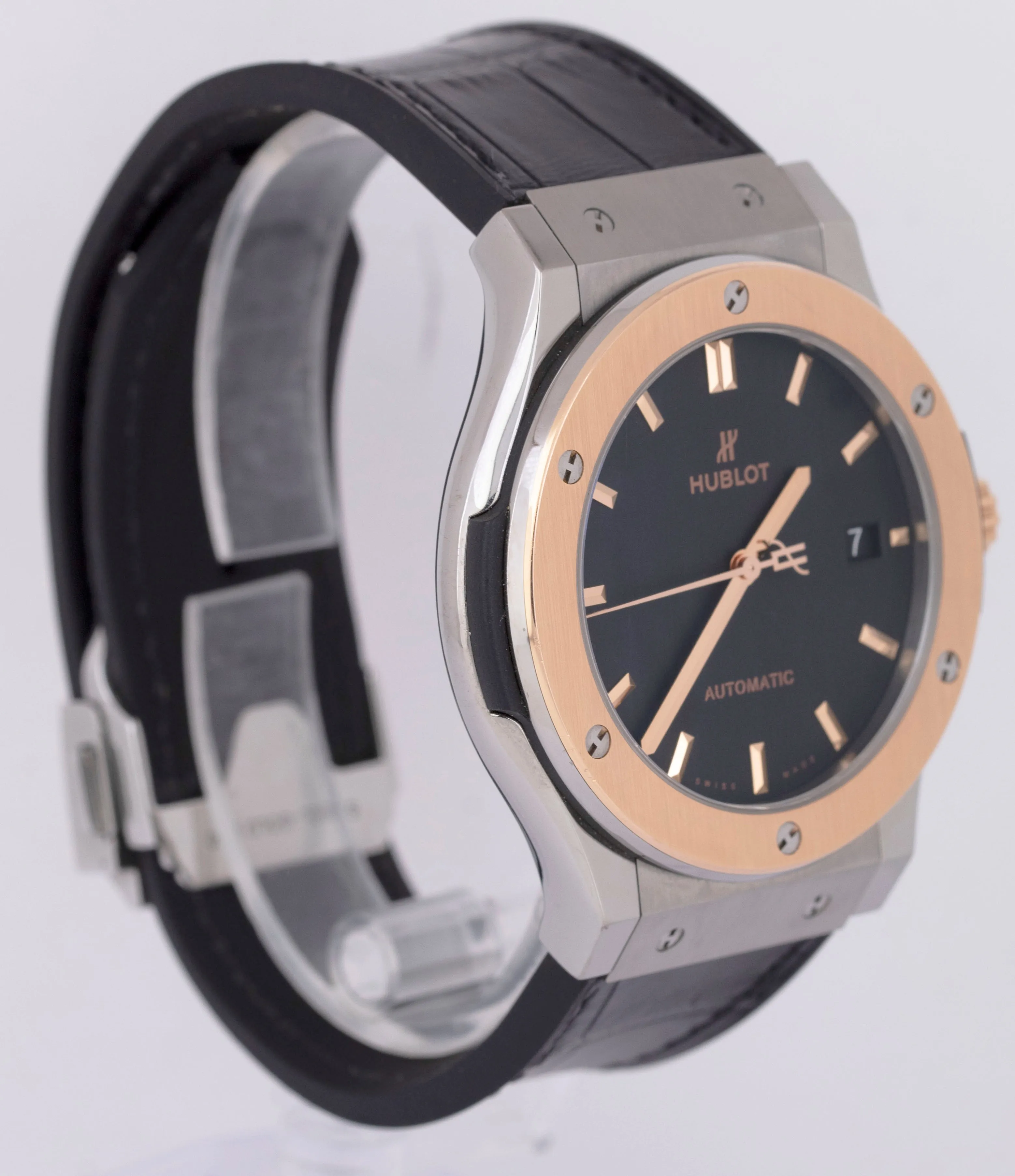 MINT PAPERS Hublot Classic Fusion Titanium 18K Leather 45mm 511.NO.1181.LR BOX